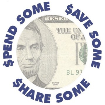 Spend Some Save Some Share Some logo